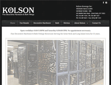 Tablet Screenshot of kolson.com